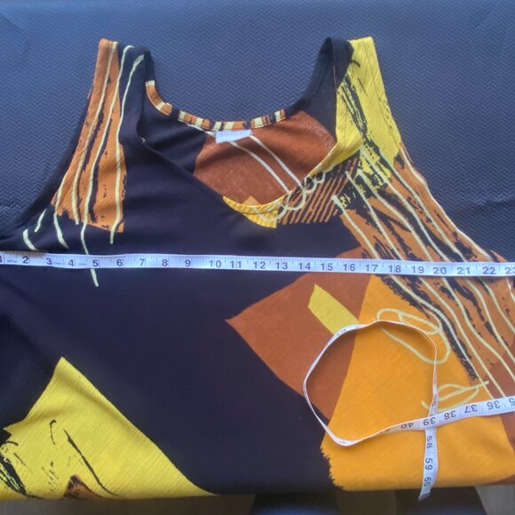 12🤗114-You Are SUNsational 💛Vintage Sunset Maxi Dress - Picture 7 of 7